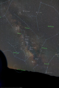 La Via Lattea dalla costellazione dell'Aquila al Sagittario - Foto Luca D'Avino
