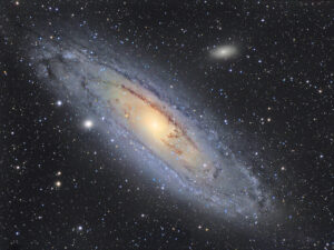 Galassia di Andromeda e galassie satellite - foto F.lli Ciracì