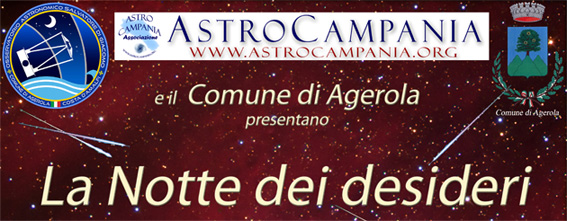 La Notte dei desideri 2018 – Osservatorio Astronomico S.Di Giacomo, Agerola
