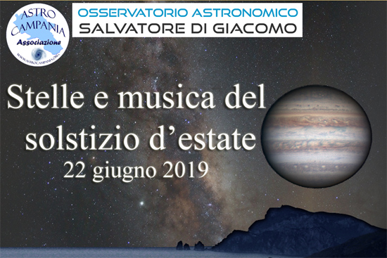 Stelle e musica del solstizio d'Estate 2019